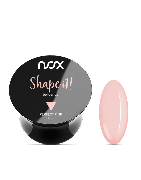 4001 Żel budujący NOX Shape it Perfect Pink 15 g