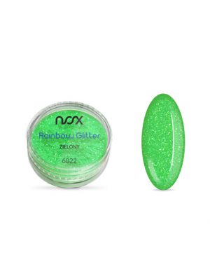 Rainbow Glitter zielony brokat do efektu cukru